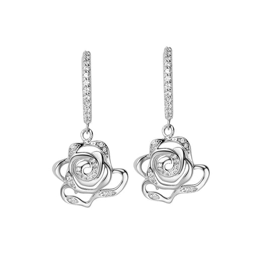 Rose Small Drop Earrings