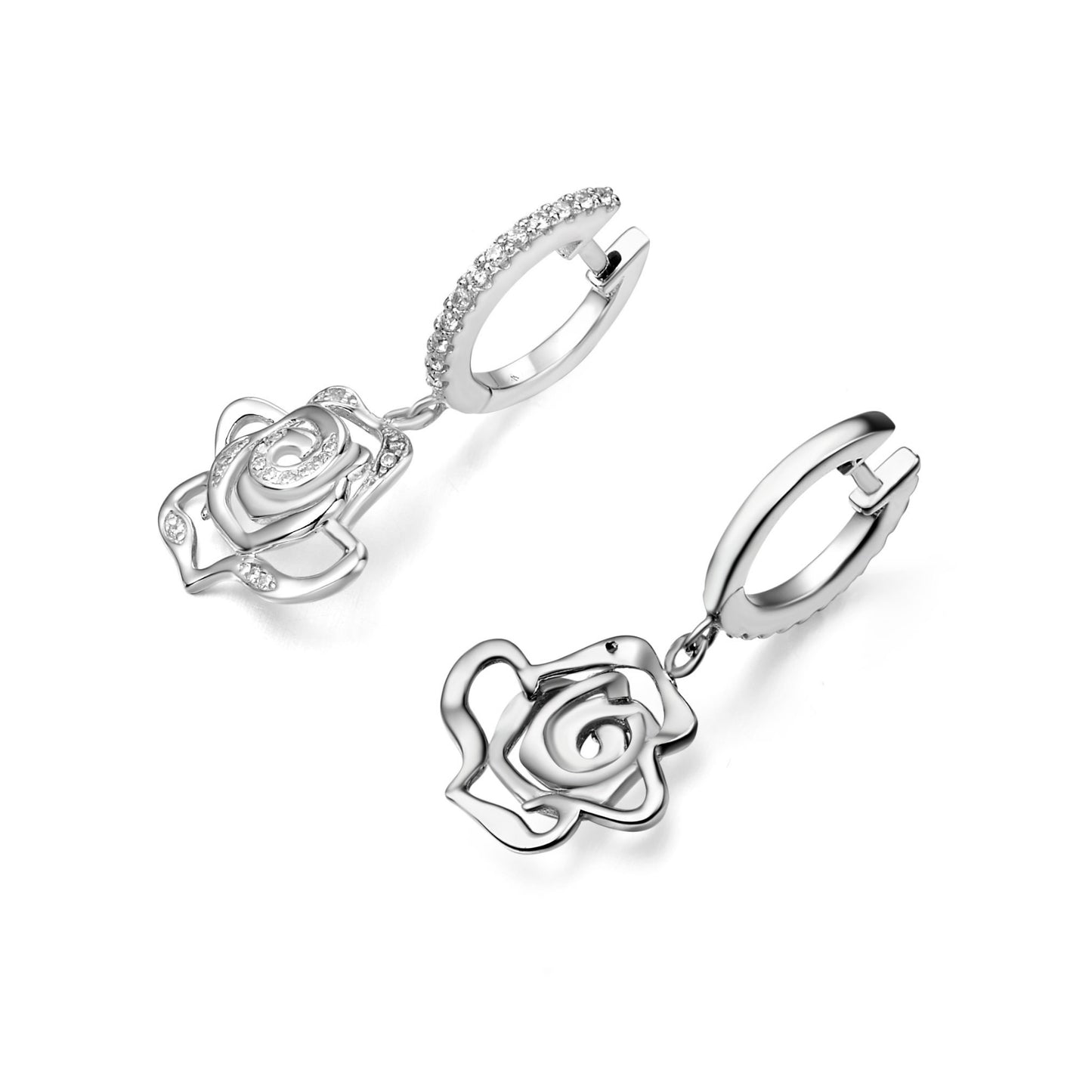 Rose Small Drop Earrings