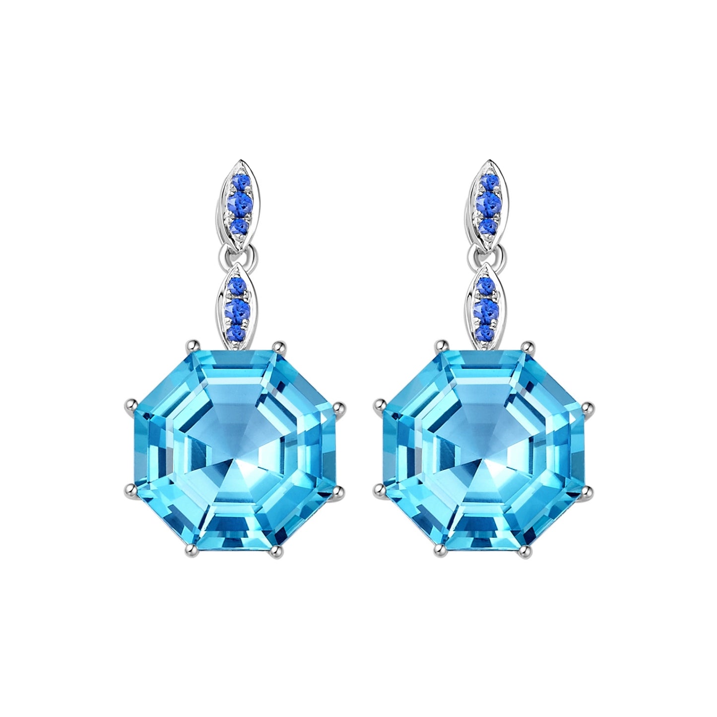 Victoriana Octagon Short Drop Earrings