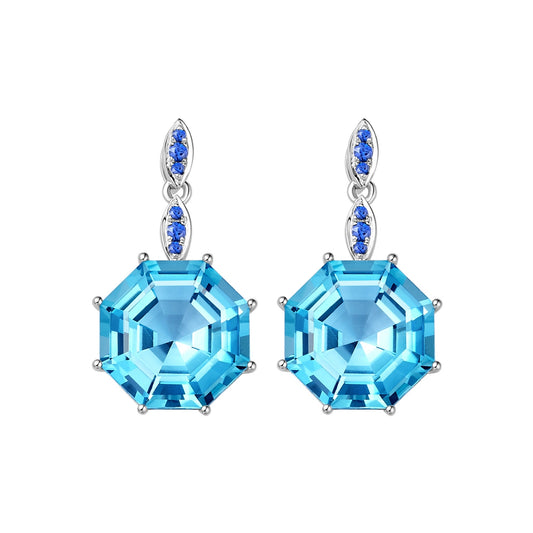 Victoriana Octagon Short Drop Earrings