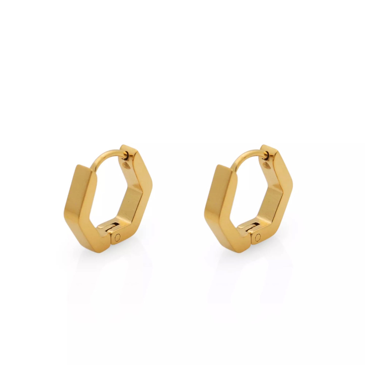 Lexi Mini Hex Earrings