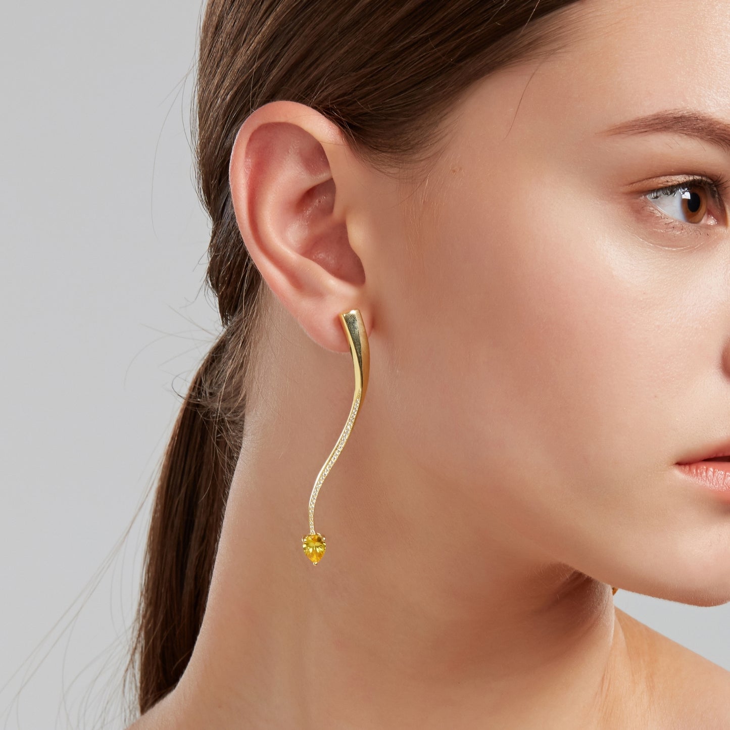 Shooting Star Long Earrings