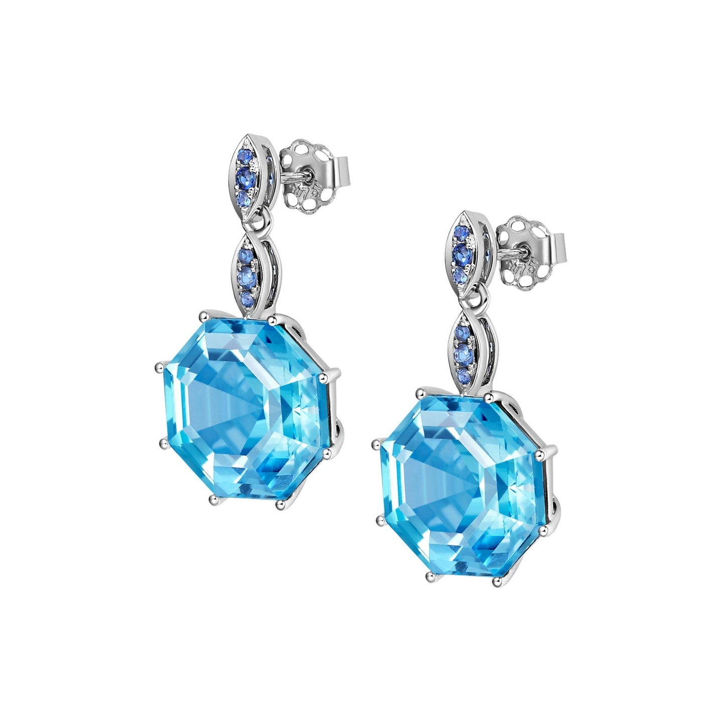 Victoriana Octagon Short Drop Earrings