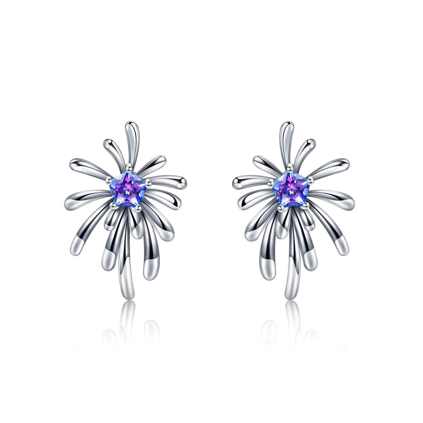 Carpe Diem Crossette Stud Earrings