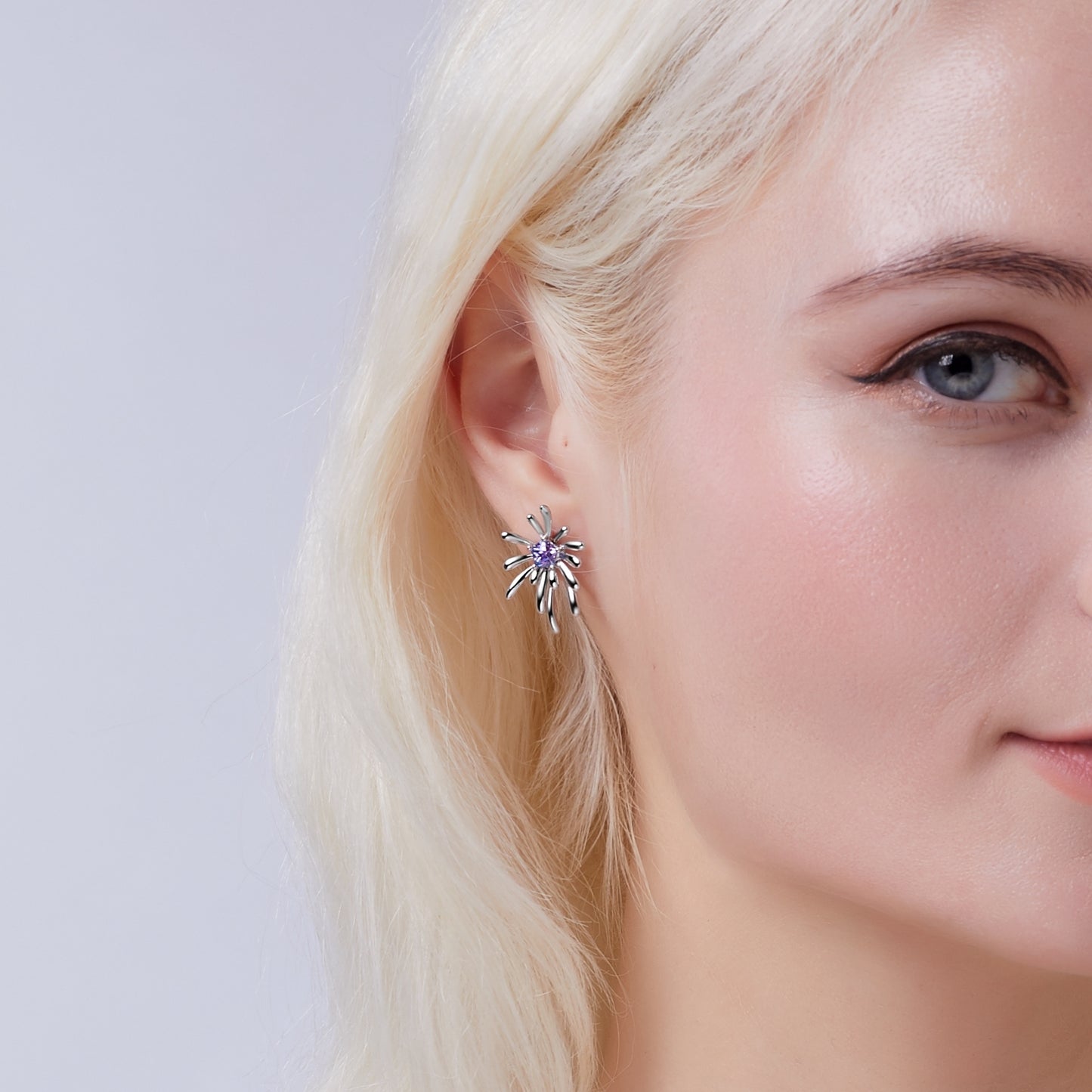 Carpe Diem Crossette Stud Earrings