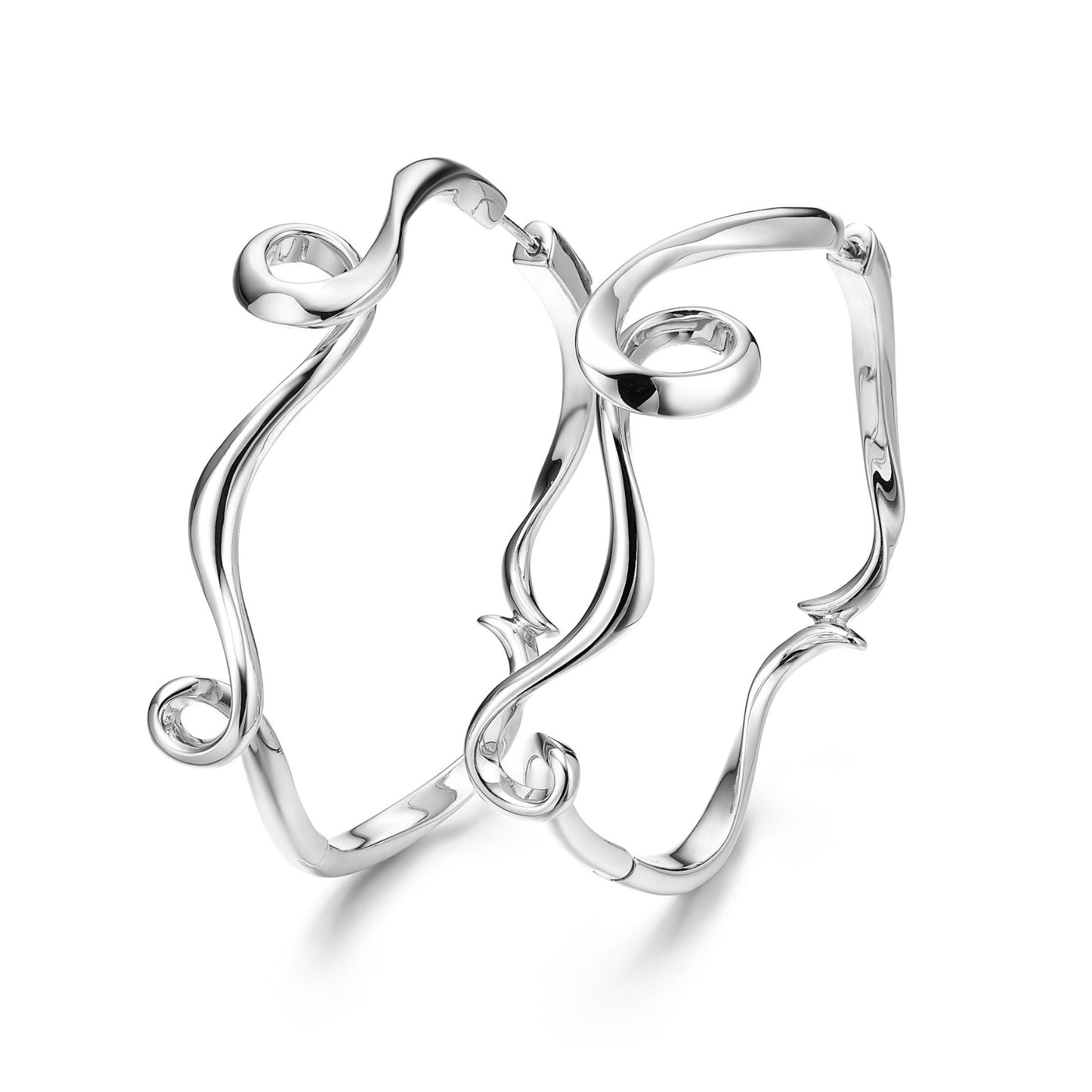 Serenity Large Hoop Earrings