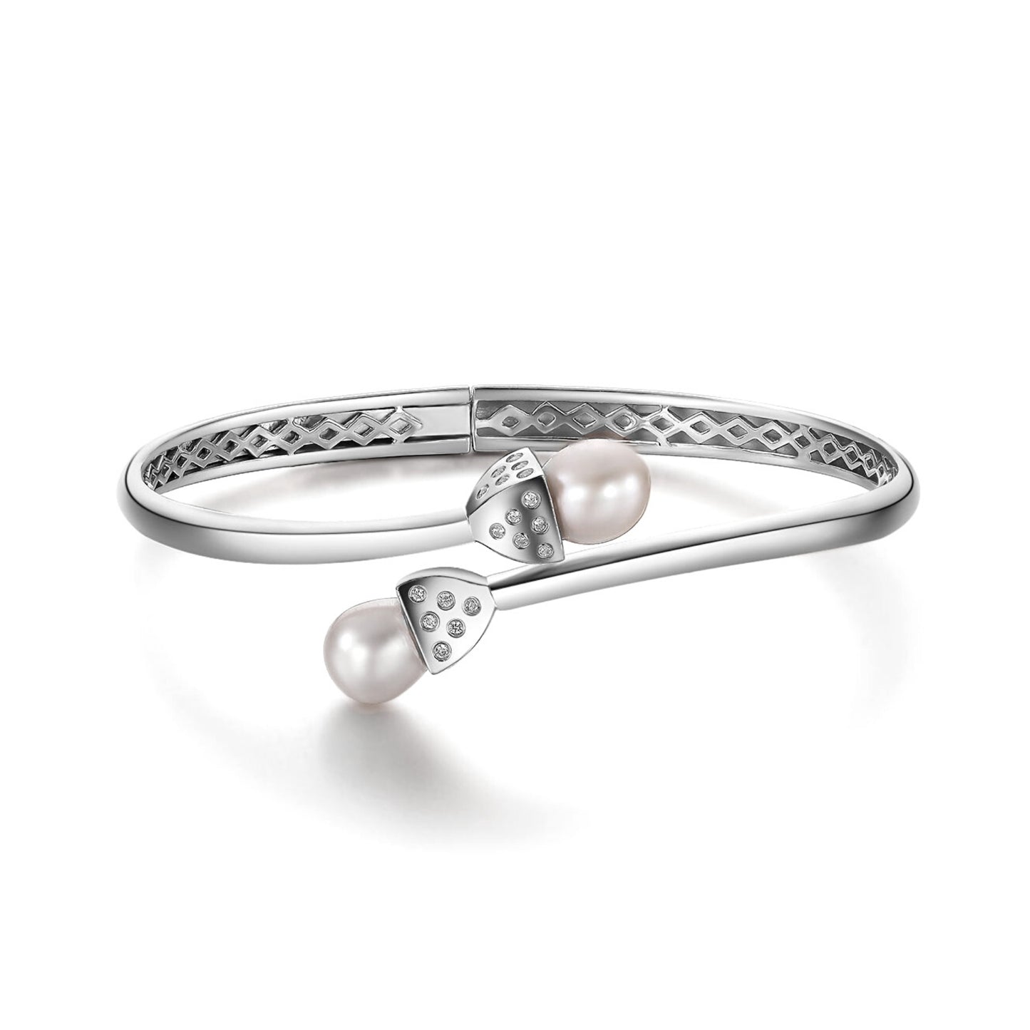 Snowdrop Double Pearl Bangle