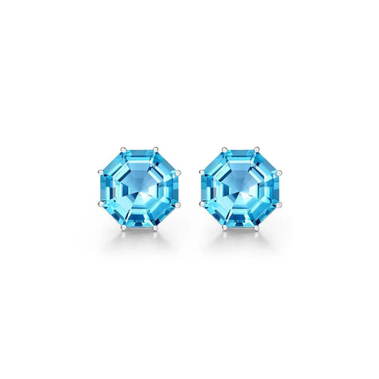 Victoriana Small Octagon Stud Earrings