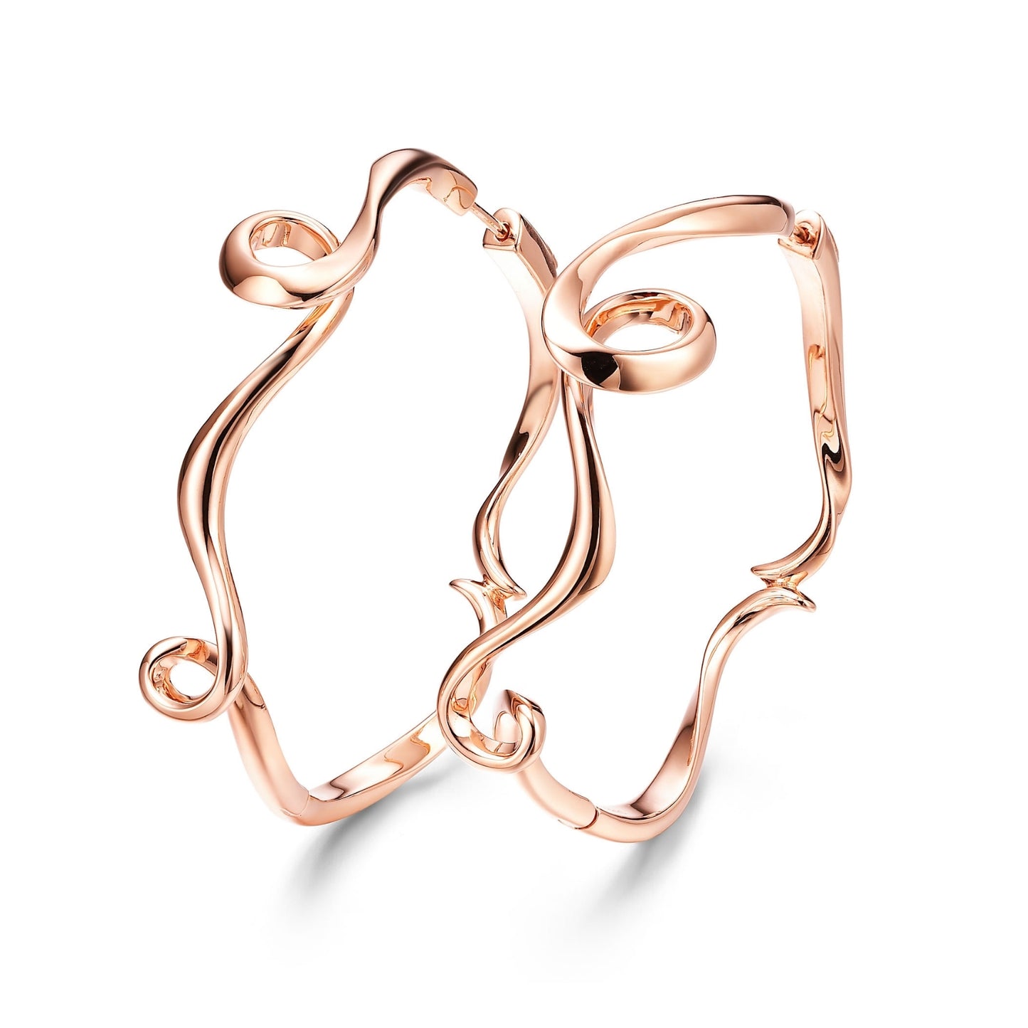 Serenity Large Hoop Earrings