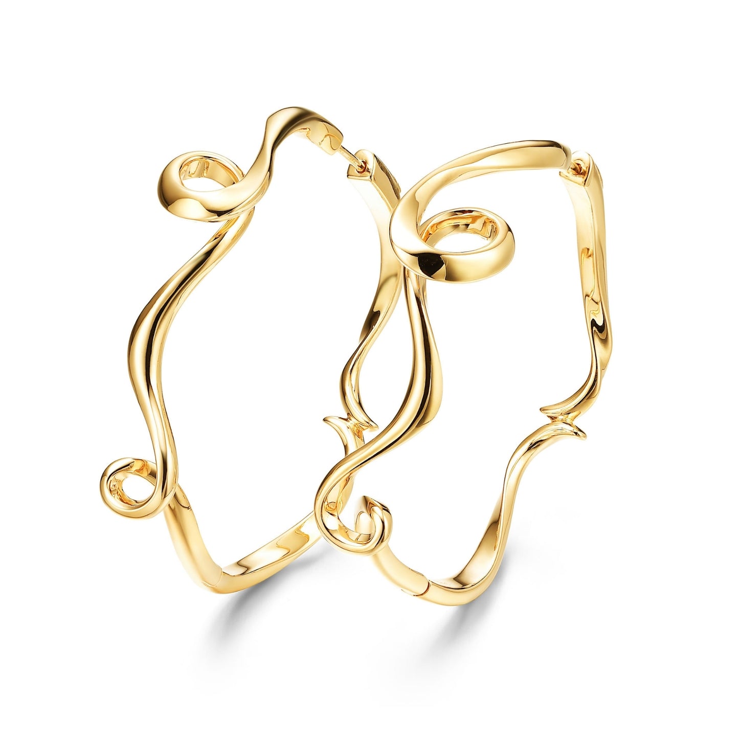 Serenity Large Hoop Earrings