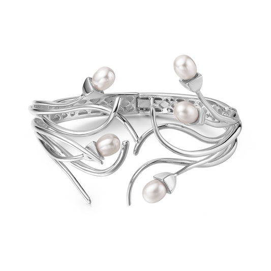 Snowdrop Multi-Pearl Bangle