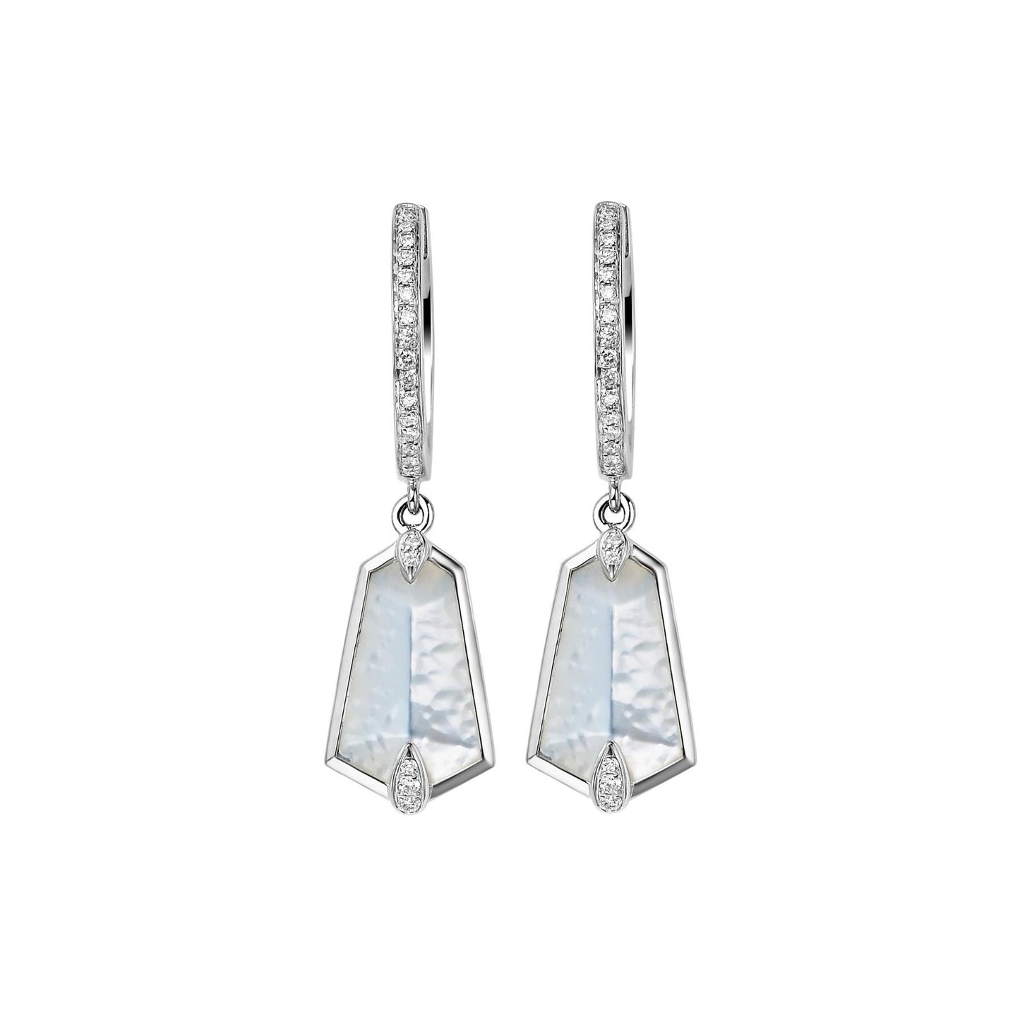 Nova Medium Kite Hoop Earrings