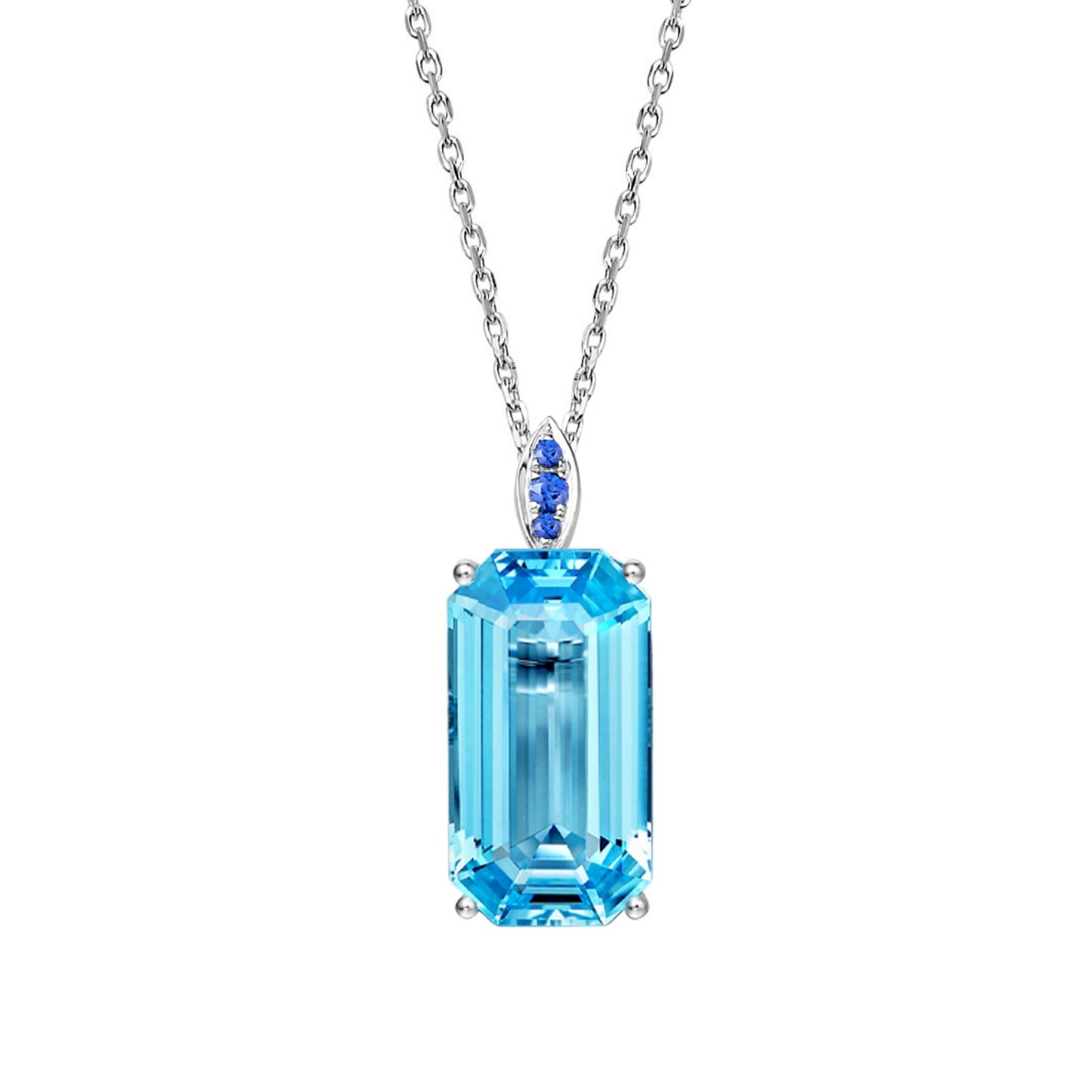 Victoriana Emerald Cut Pendant