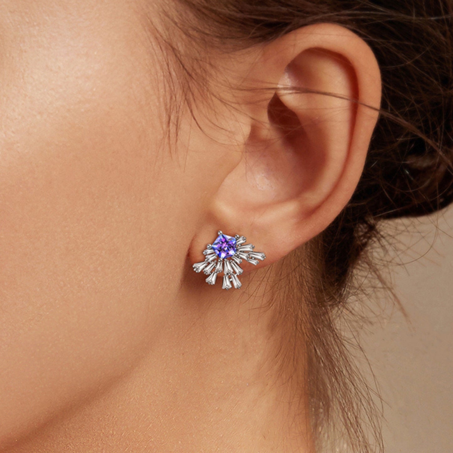 Carpe Diem Fountain Stud Earrings