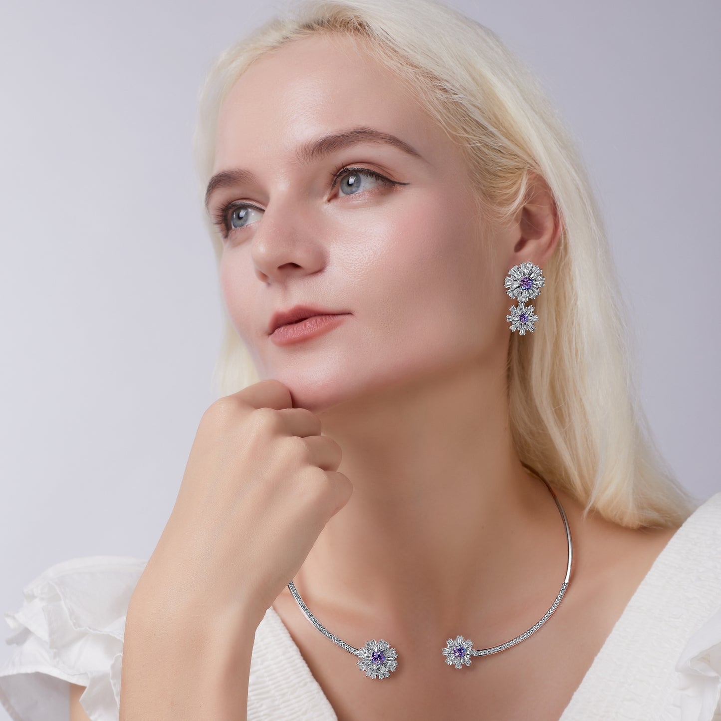 Carpe Diem Flower Burst Drop Earrings