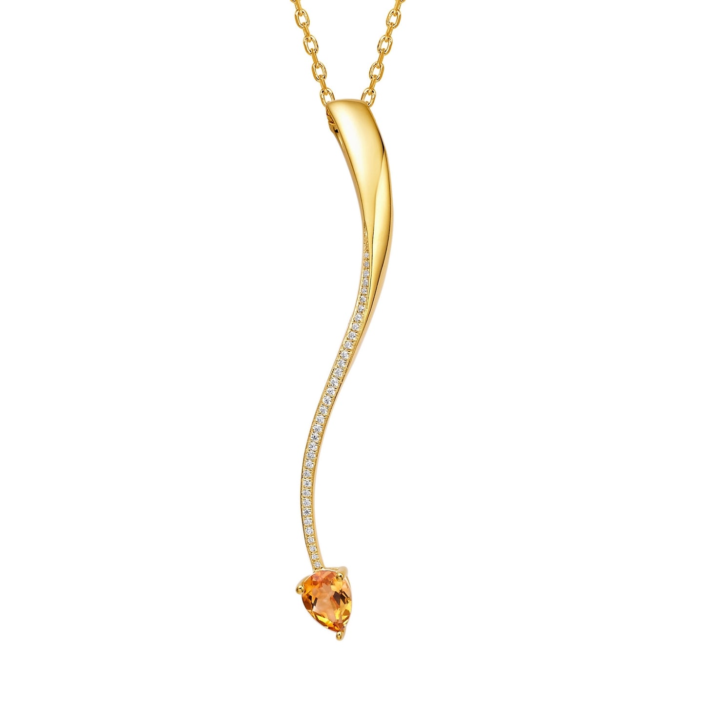 Shooting Star Long Pendant
