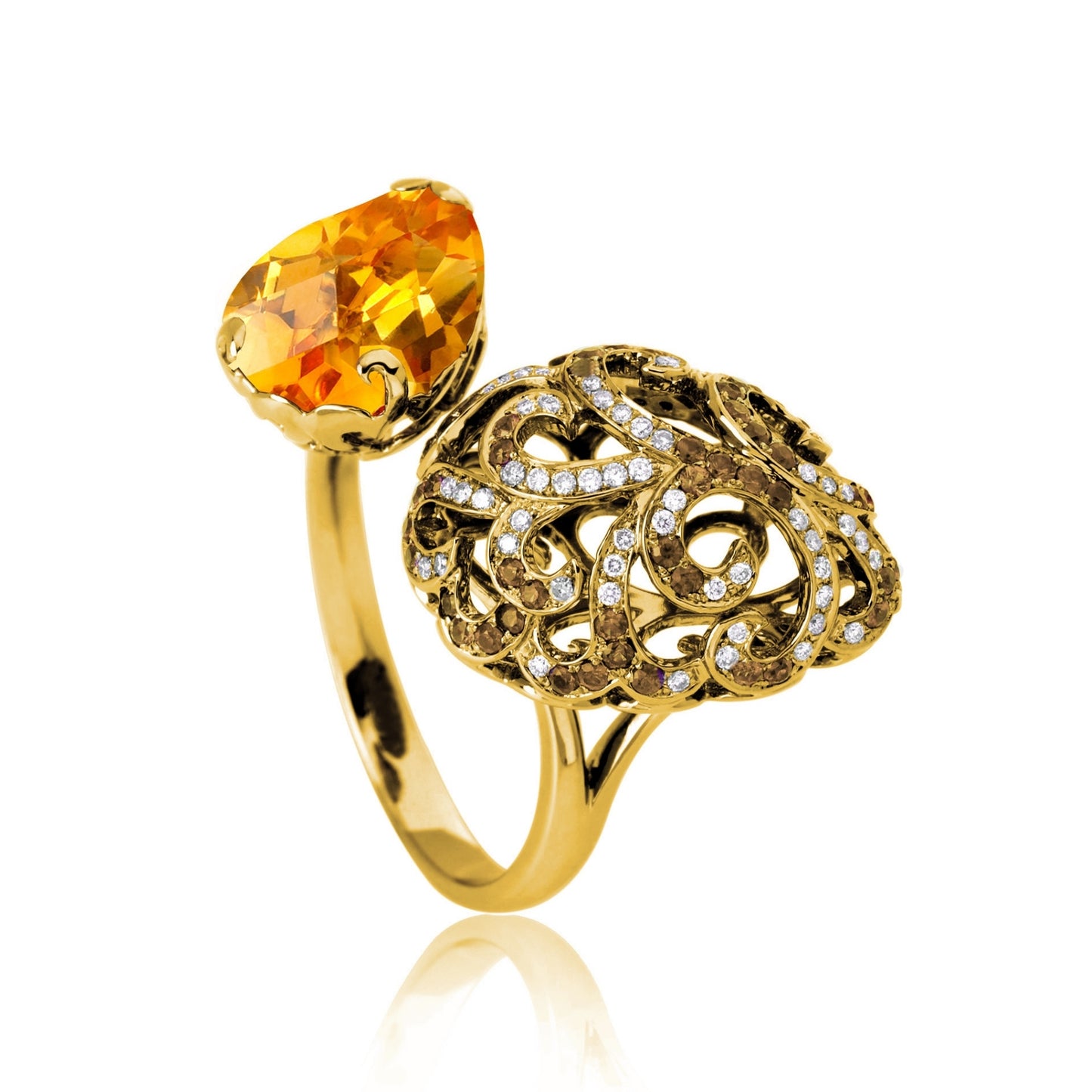 Whispering Large Double Ring