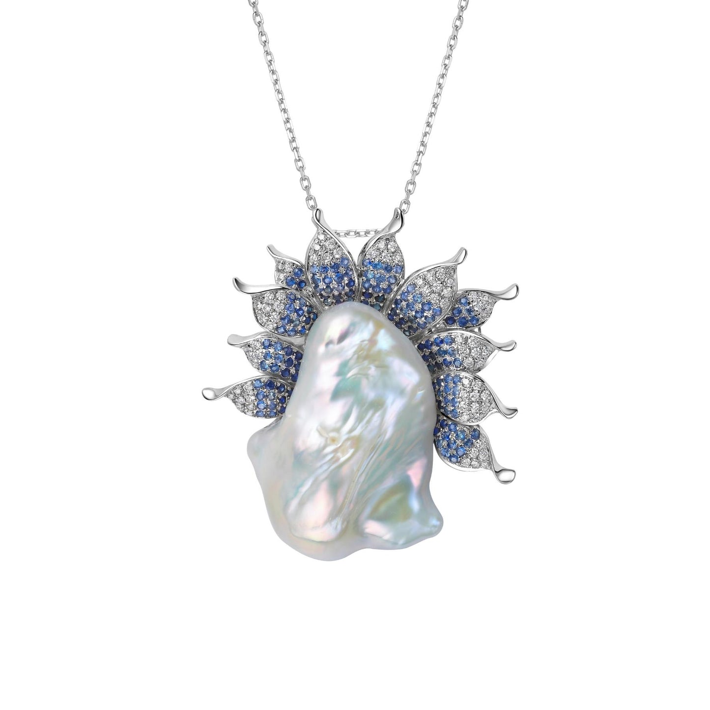 Imperial Wave Brooch Pendant