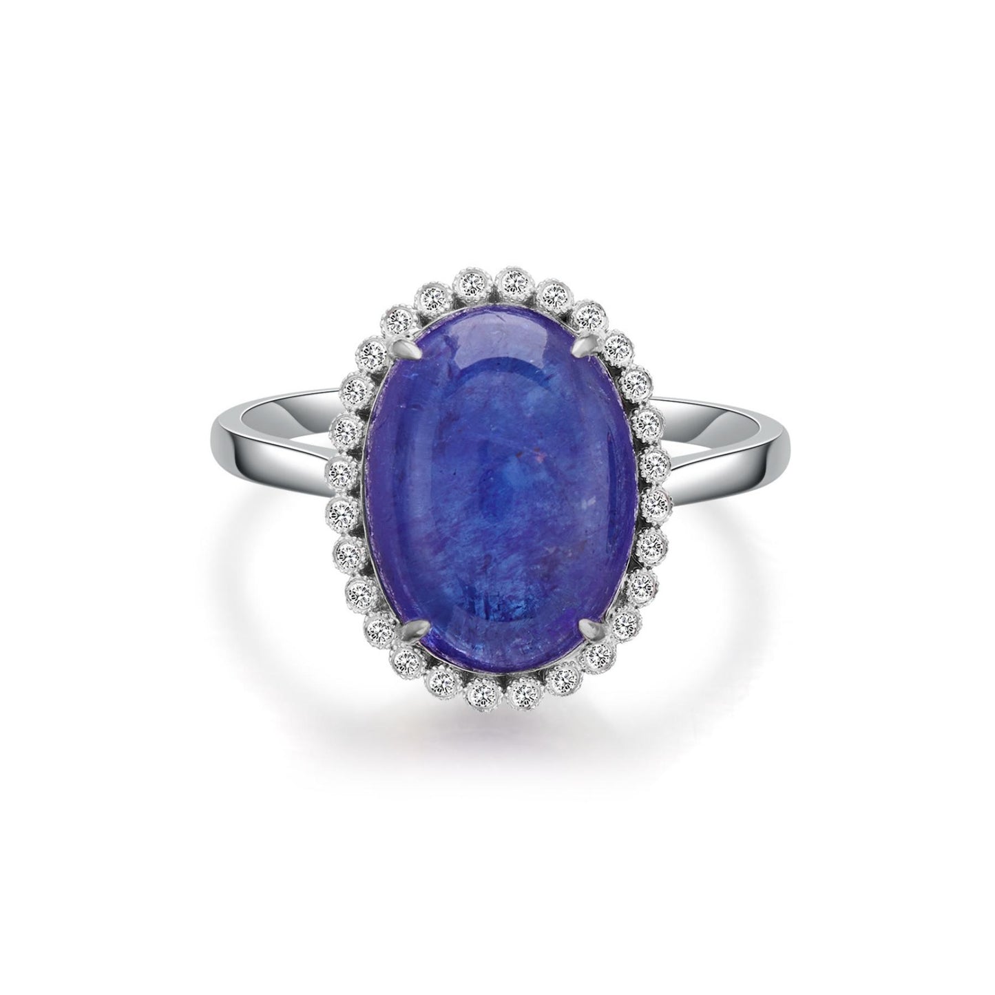 Midnight Blue Pendant Ring Set