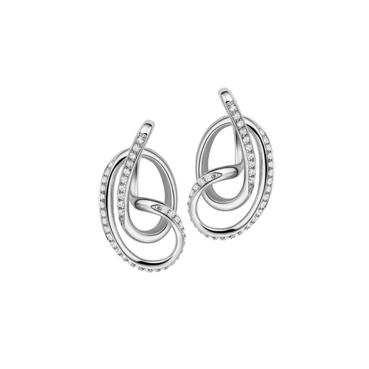 Serenity Stud Earrings with Cubic Zirconia