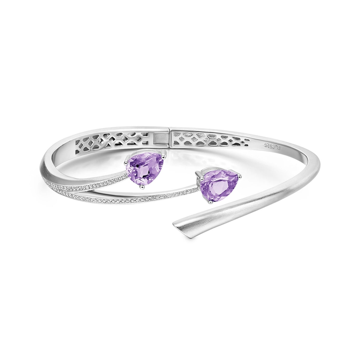 Shooting Star Two Stone Bangle