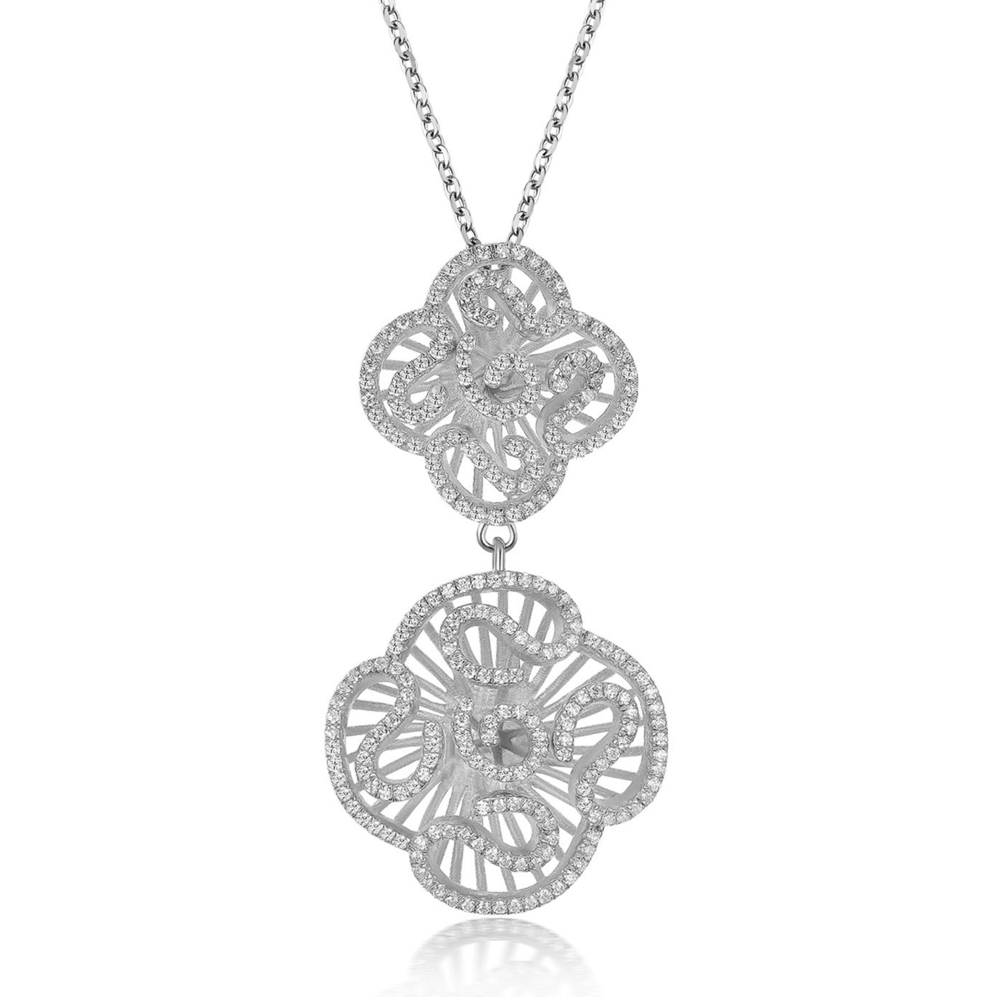 Cascade Double Unit Drop Pendant