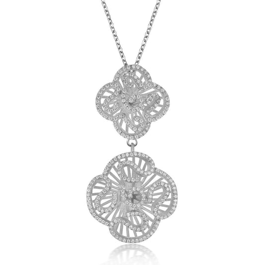 Cascade Double Unit Drop Pendant