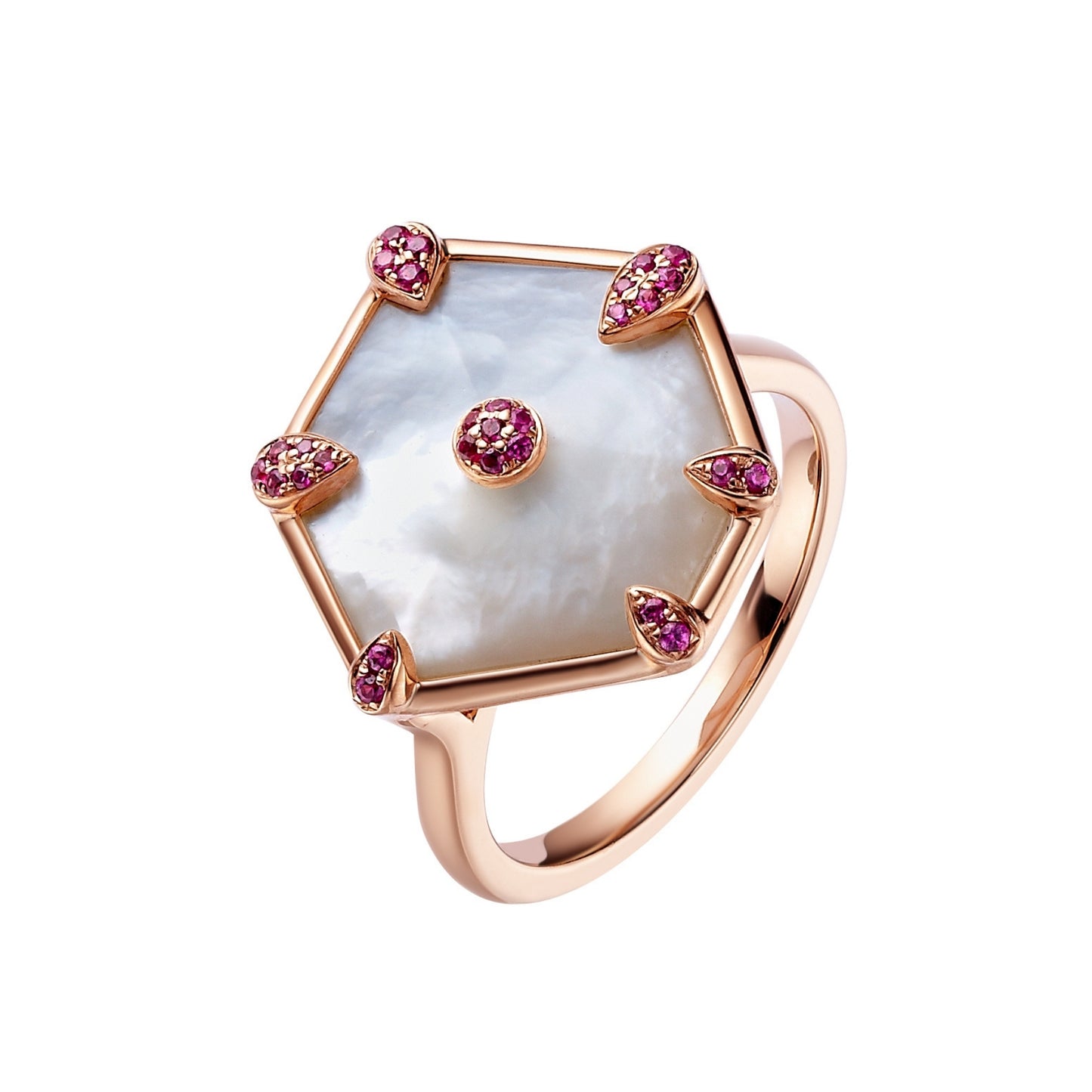 Nova Hexagon Cocktail Ring