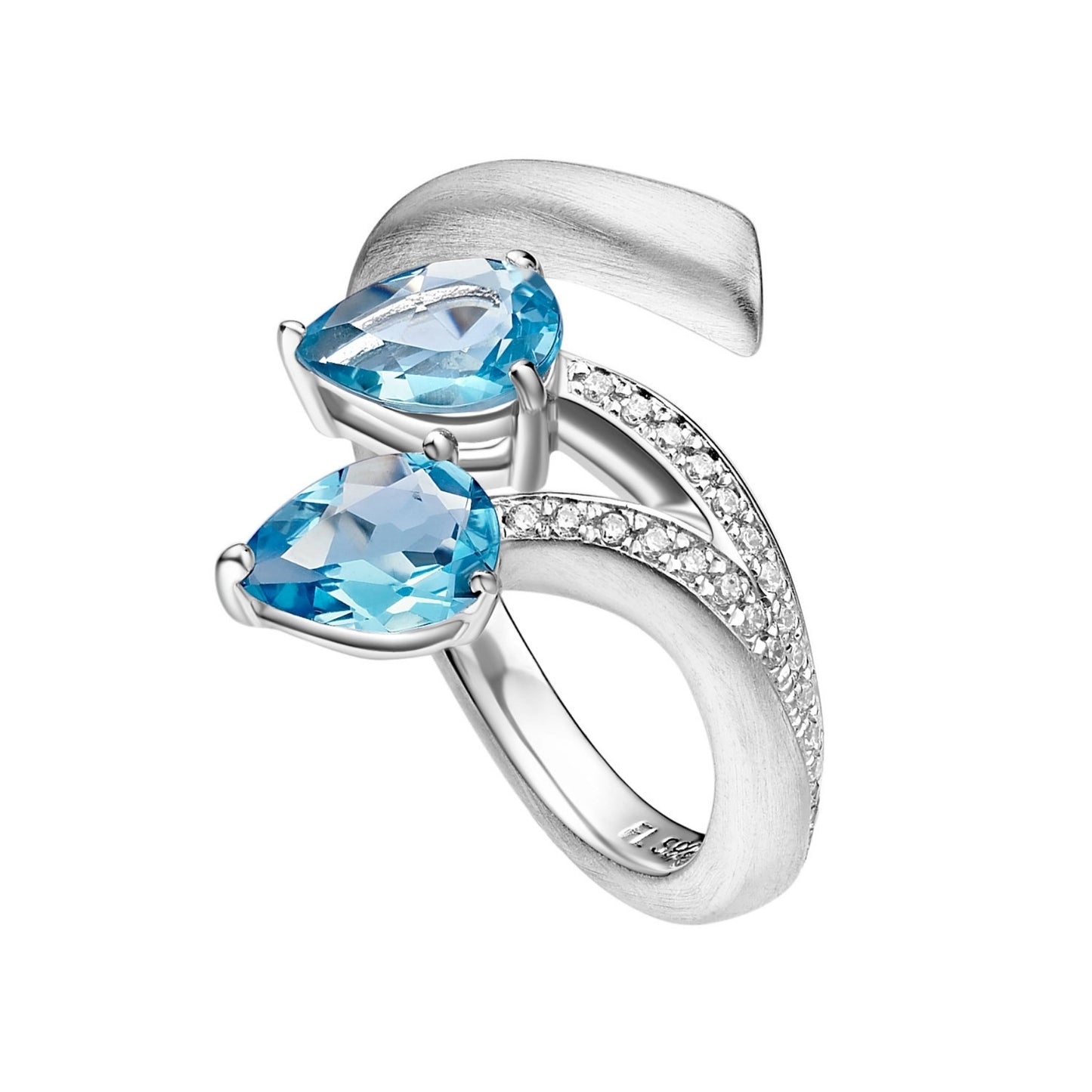 Shooting Star Two Stone Ring