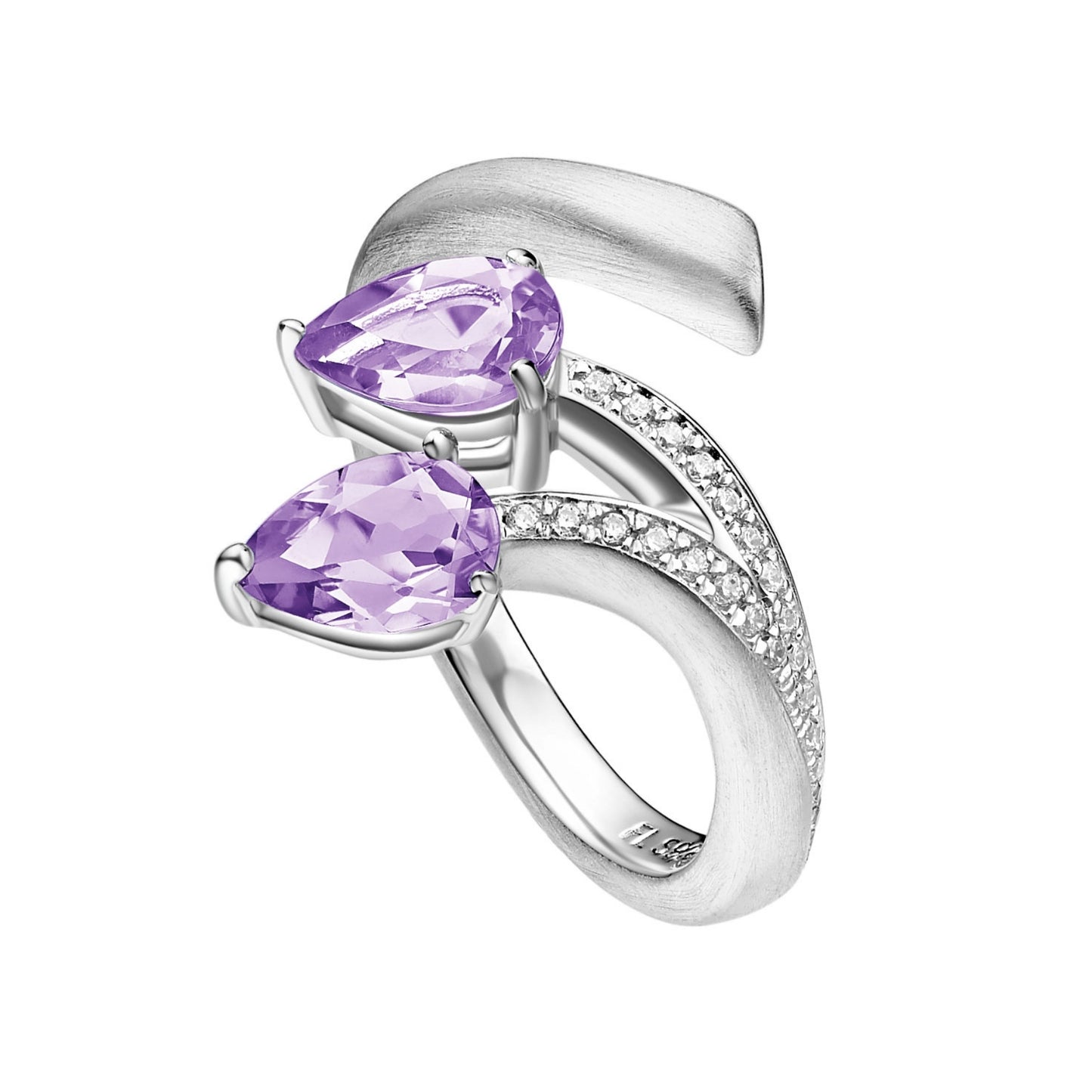 Shooting Star Two Stone Ring