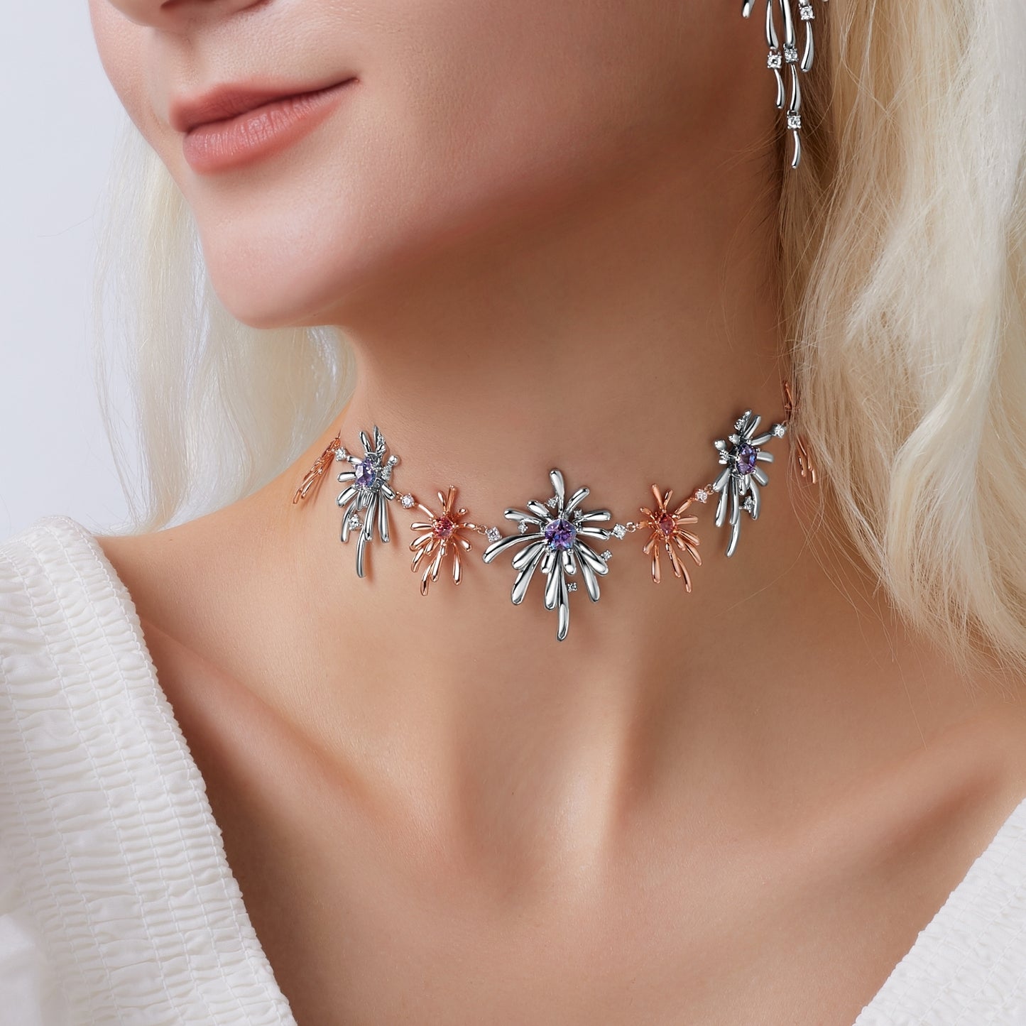 Carpe Diem Crossette Choker Necklace