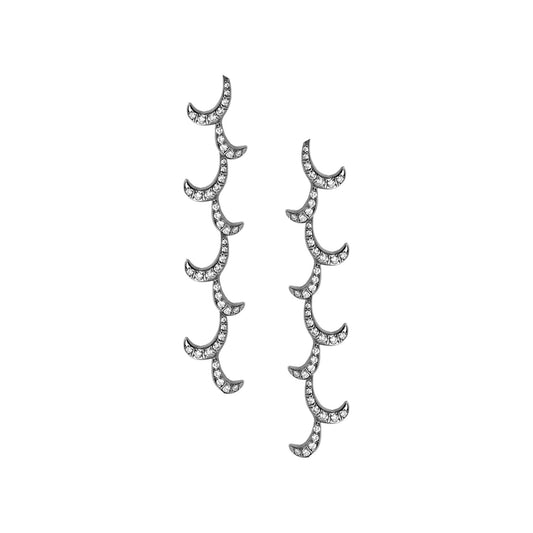 Whispering Long Curl Earrings